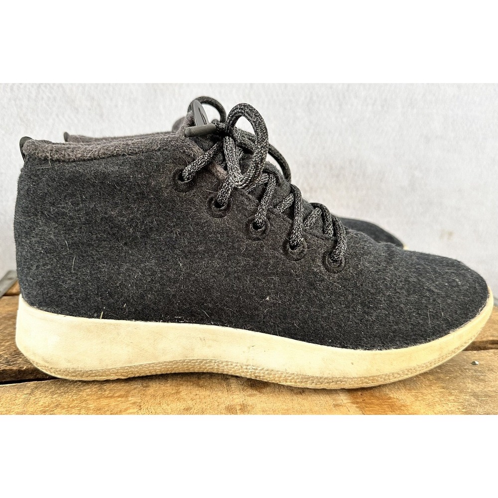 Allbirds Wool High Top Sneakers WRU Runner Up Mizzles Gray Men's Sz 10